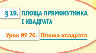 Площа квадрата.