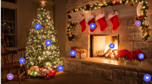 Інтерактивний постер "Christmas party"