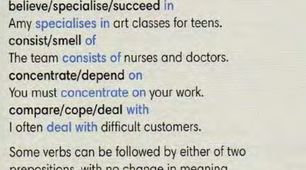 4.7 Verbs with prepositions