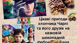 Презентація. Роальд Дал «Чарлі і шоколадна фабрика». Казкові пригоди персонажів на шоколадній фабриці містера Вонки