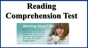 Reading Comprehension Test