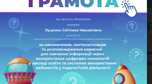 Мої досягнення