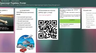 Транспорт України. Види транспорту