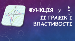 Функція y=k\x та її властивості