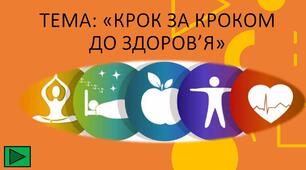 Основи здоров'я. Презентація. Крок за кроком до здоров'я.