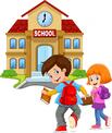 Little kids go to school | Download on Freepik