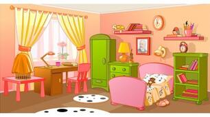 Unsere Wohnung . Lesen