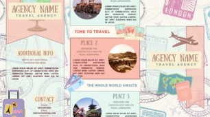 Шаблон проєкту "Travel Agency Booklet" (з теми "Travelling")
