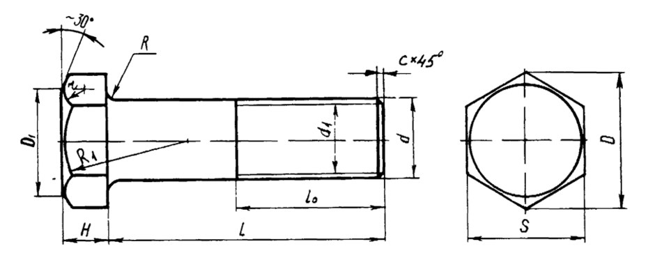 Практична робота на тему виконання ескізу деталі болт та гайка. | Урок ...