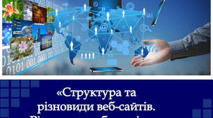 Структура веб-сайтів, різновиди веб-сайтів. Різновиди веб-сторінок,11 клас