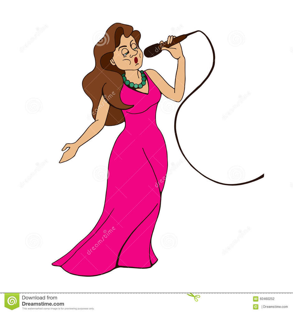 певица иллюстрация вектора. иллюстрации насчитывающей ð¶ðµð½ñ‰ð¸ð½ð° - 60460252