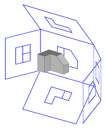 Описание: https://upload.wikimedia.org/wikipedia/commons/thumb/5/5d/First_angle_unfolding.svg/220px-First_angle_unfolding.svg.png