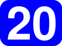 Twenty Number 20 - Free vector graphic on Pixabay