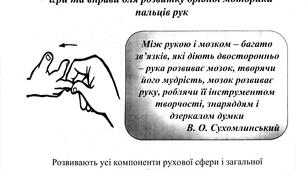 Ігри та вправи для розвитку дрібної моторики пальців рук