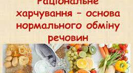 Раціональне харчування - основа нормального обміну речовин. Негативний вплив на метаболізм токсичних речовин.
