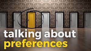 Конспект уроку. YOUR PREFERENCES. READING.