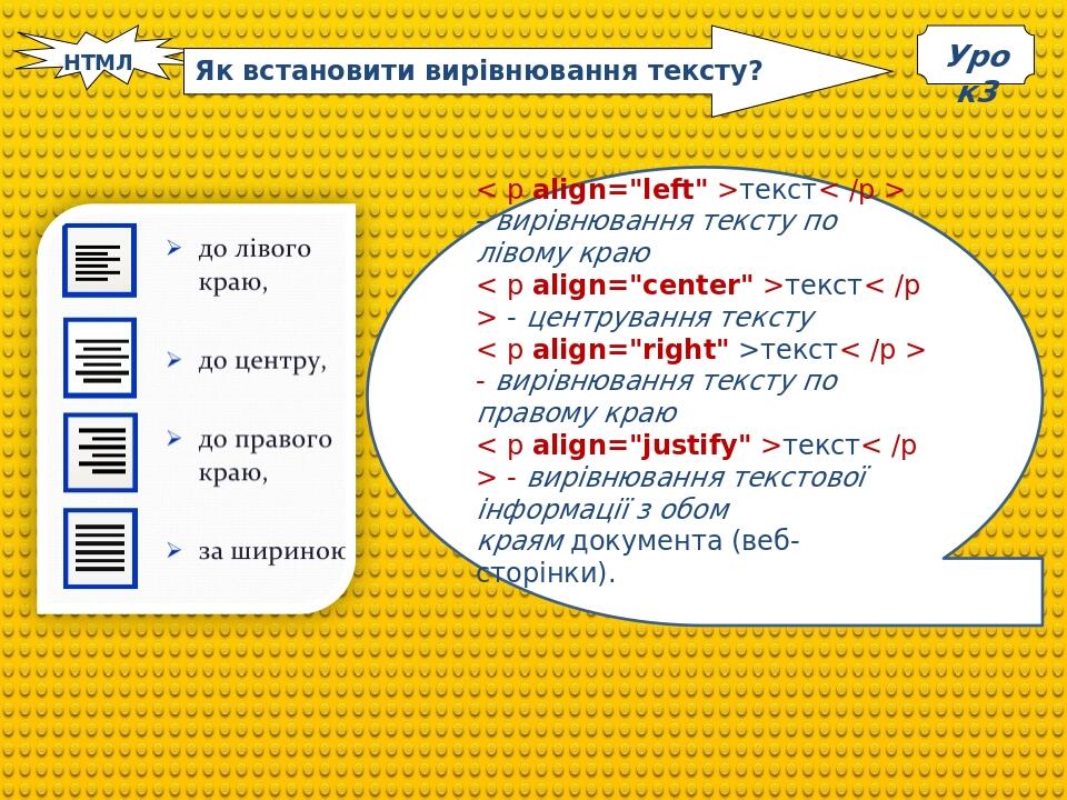 Що таке атрибут в html? | Презентація. Інформатика