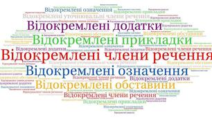 Контрольна робота. Відокремлені члени речення