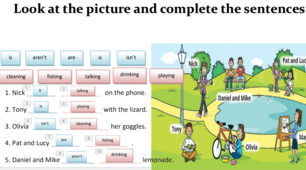 Quick mInds 3 unit 5 By the sea lesson 2  Present Continuous
