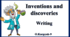 Презентація "Inventions and discoveries. Writing"