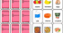Картки-ліхтарики на тему  "Їжа"