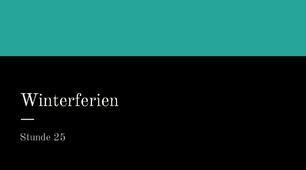 презентація для 6 (2) класу на тему "Winterferien"