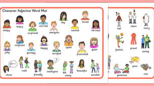 WW2 Unit 2/A Language Test Vocabulary Clothes and character