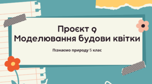 Проєкт 9.Моделювання будови квітки.