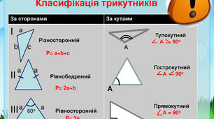 Трикутник.Периметр трикутника. Сума кутів трикутника