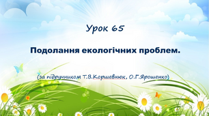 Презентація до уроку. Подолання екологічних проблем (за підручником Т.В.Коршевнюк, О.Г.Ярошенко)