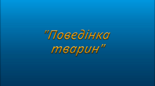 Тест біологія 7 клас. "Поведінка тварин"