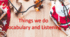 Презентація "Things we do. Vocabulary and Listening"