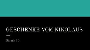 Презентація для 5 класу НУШ за темою "GESCHENKE VOM NIKOLAUS"