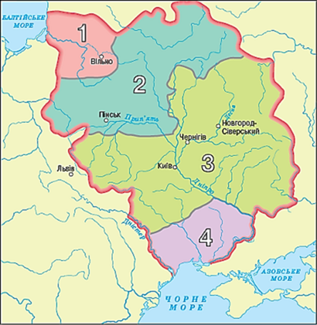 Поурочні тестові завдання "Українські землі у складі Великого князівства Литовського (середина ХІV - середина ХVІ ст.)" | Тест на 21 запитання. Історія України