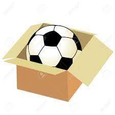Soccer Ball In The Box Royalty Free SVG, Cliparts, Vectors, And Stock Illustration. Image 11818430.