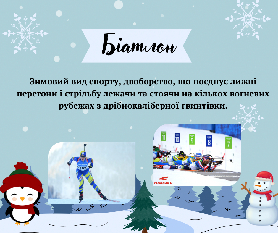 Презентація на тему Зимові види спорту Презентація Фізична культура