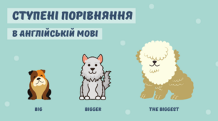 Урок з вправами на тему: "Degrees of comparison of adjectives - Ступені порівняння прикметників"