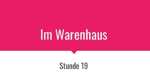 презентація для 8 (4) класу за темою "Im Warenhaus"