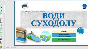 Презентація до уроку географії  у 11 класі. Води суходолу.