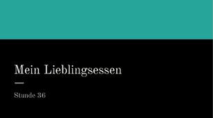 Презентація для 5 класу НУШ за темою "Mein Lieblingsessen"