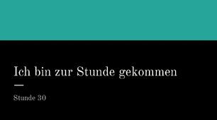 презентація для 6 (2) класу на тему "Ich bin zur Stunde gekommen"
