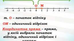 Координатна пряма. Модуль числа