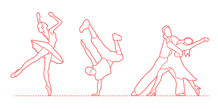 People Dancing | Dancers Dimensions & Drawings | Dimensions.com