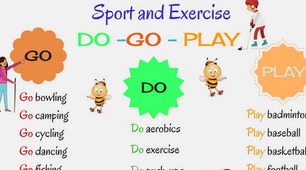 Sport: do, play, go  Nesvit 6 Unit 4 Workbook Ex 1, 2 p 44