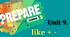Prepare NUS. Unit 9. Grammar. Like + -