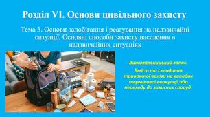 Виживальницький запас. Вміст та складання тривожної валізи на випадок термінової евакуації або переходу до захисних споруд.