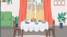At home