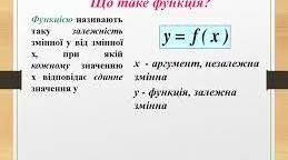 Функція : основні поняття