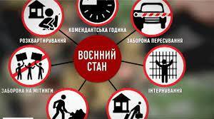 Правовий режим надзвичайного стану. Правовий режим воєнного стану
