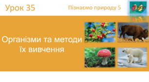 Організми та методи їх вивчення "Пізнаємо природу" (авт. Коршевнюк Т.В.)